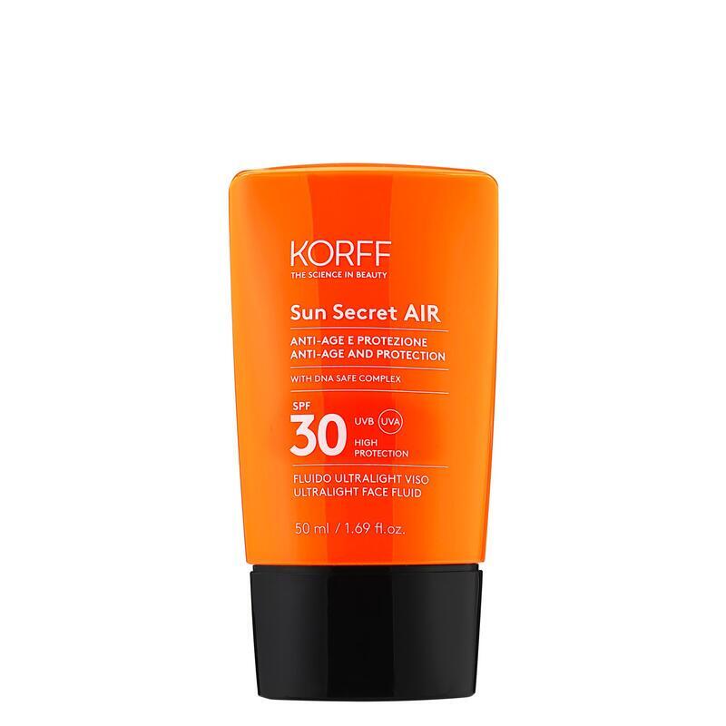 Levně KORFF SUN SECRET SPF30 AIR FACE FLUID 50ML