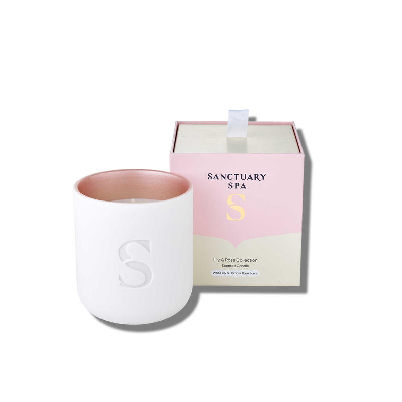 SANCTUARY SPA Svíčka LILIE&RůŽE 1 ks, 260 g