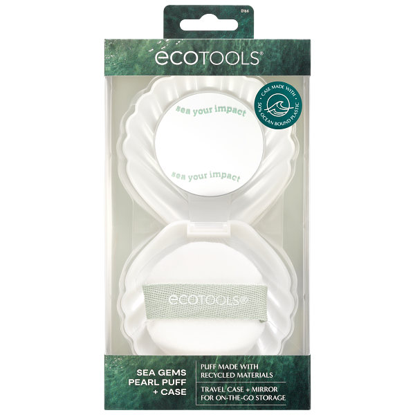 ECOTOOLS Sea Gems Houbička Pearl Puff  pouzdro