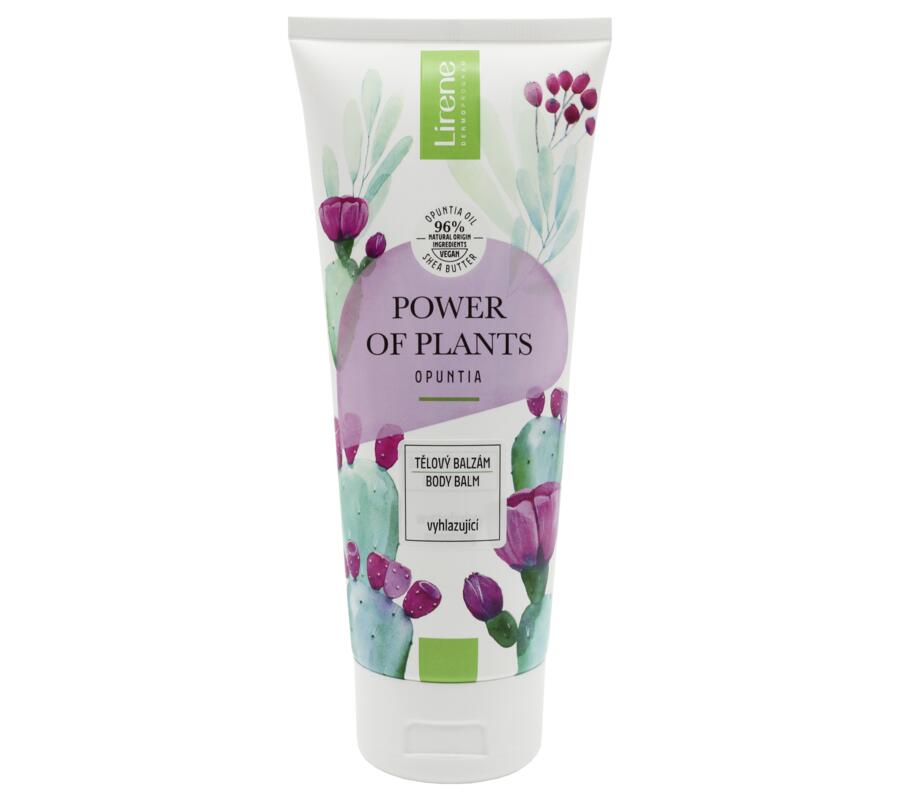 LIRENE Power of Plants tělový balzám vyhlazující OPUNCIE, 200 ml
