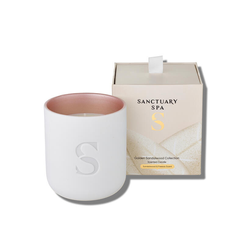 SANCTUARY SPA Svíčka Golden Sandalwood 260g