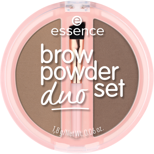 essence Brow Powder Duo set na obočí odstín 01 Light 1.8 g