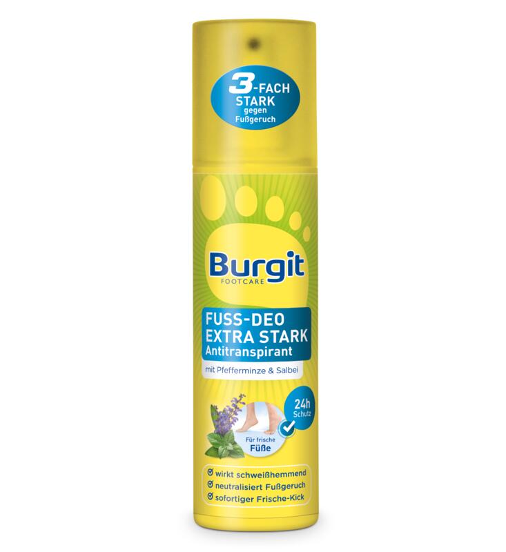 Levně BURGIT Antitranspirant na nohy Extra Strong, 175 ml