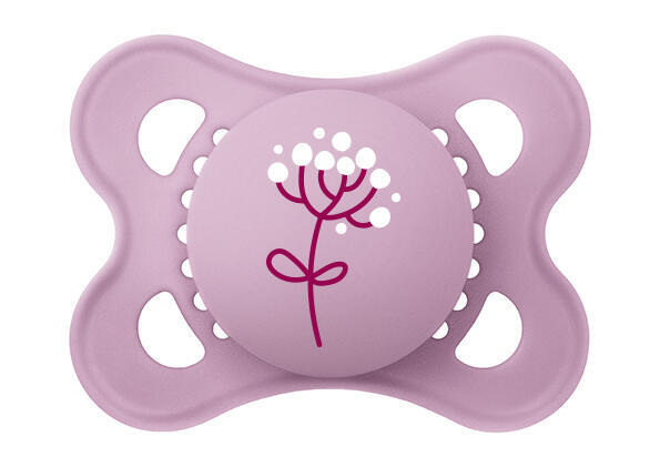 MAM Original 0+ months dudlík Purple Flower 1 ks