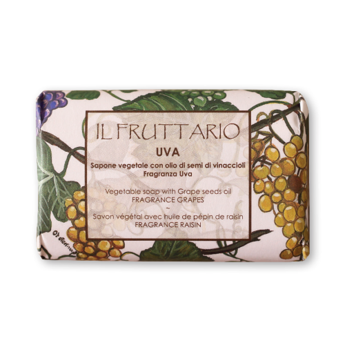 ITERITALIA Rostlinné mýdlo Hrozny, 175 g