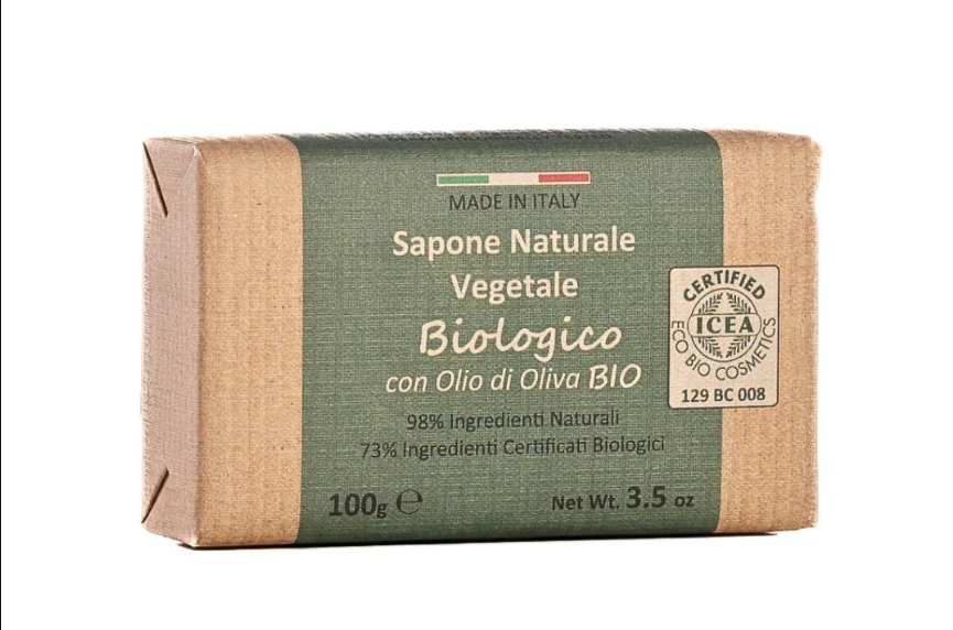 ITERITALIA Certifikované organické mýdlo s olivovým olejem