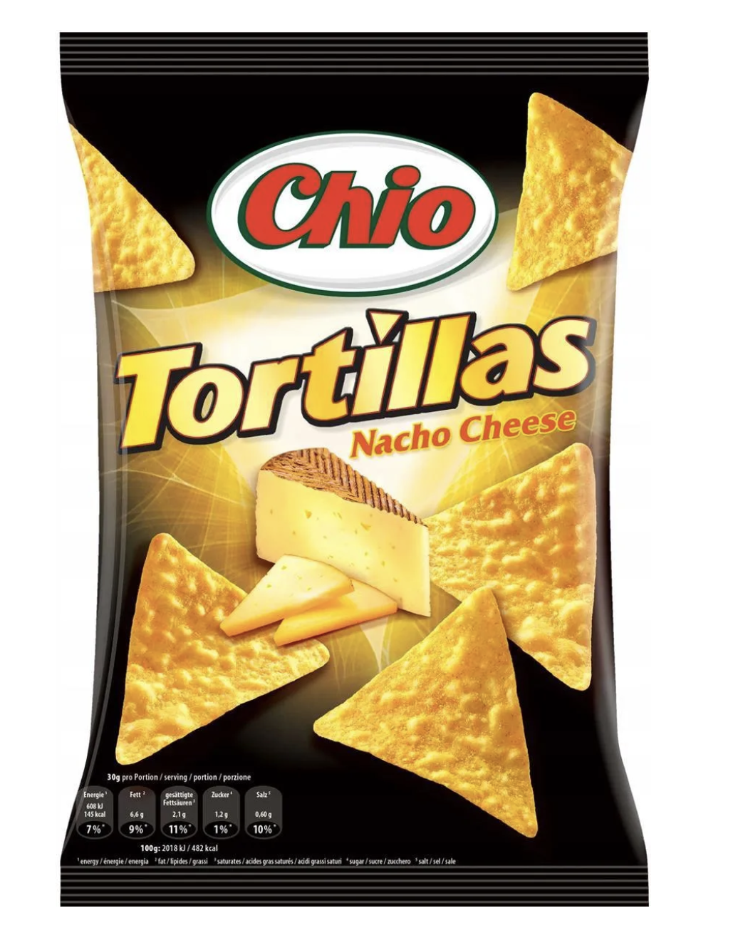 Chio Tortillas Nacho cheese 110g