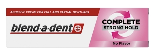 Levně Blend-a-Dent Super Extra silný adhezivní krém na zubní protézy, Neutral 47 g
