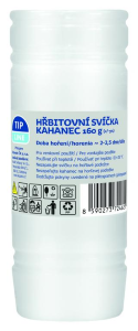 Tip Line hřb.svíčka parafínová 160g bílá