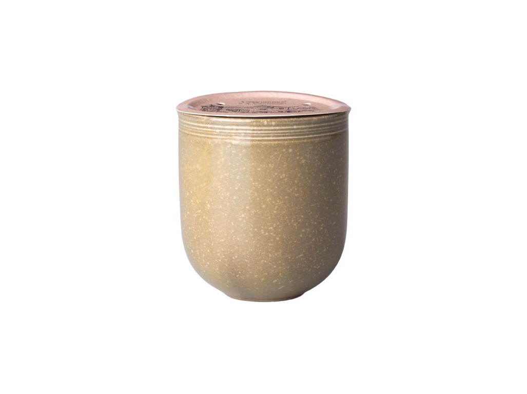 Emocio vonná svíčka v keramice Lime Basil & Mandarine, zelená 85x90mm