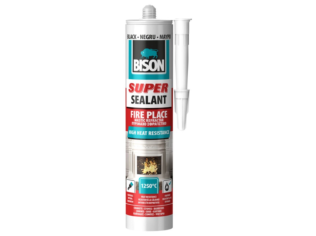 BISON kamnářský tmel FIRE PLACE SEALANT 530 g
