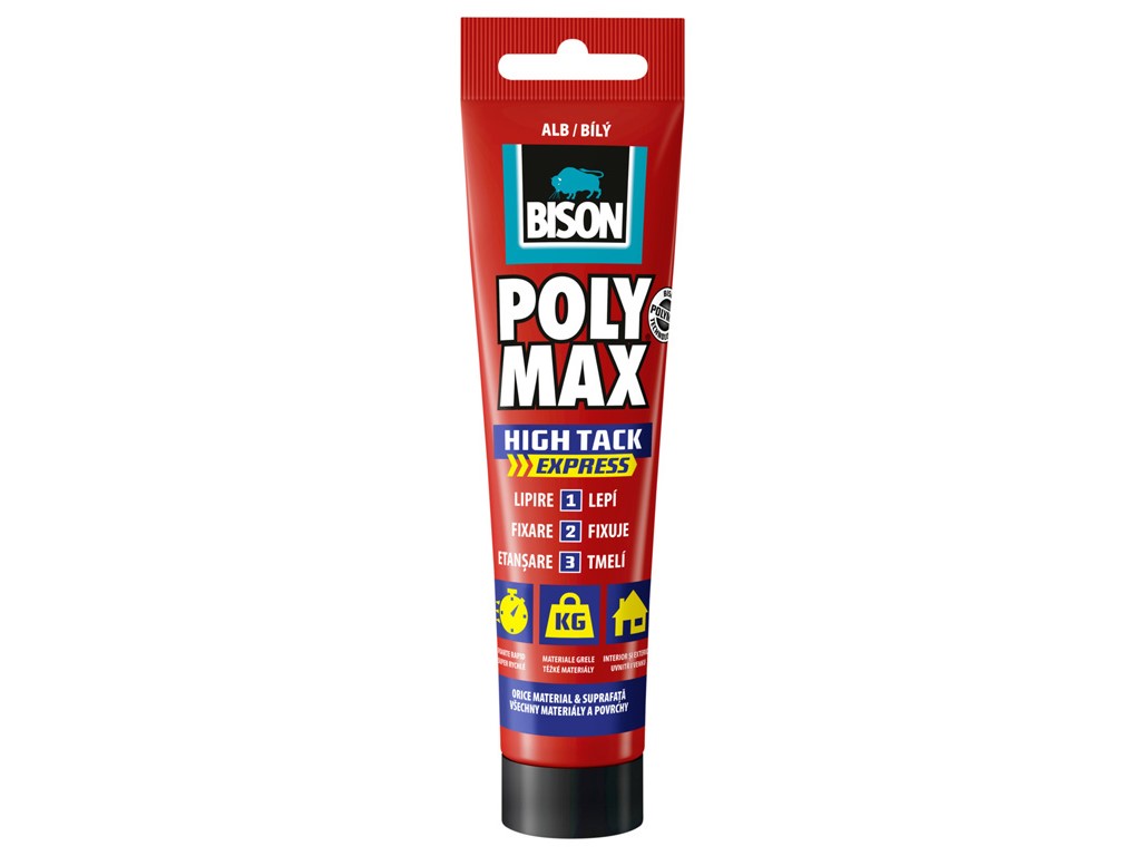 BISON univerzální lepidlo a tmel POLY MAX high tack express 165 g