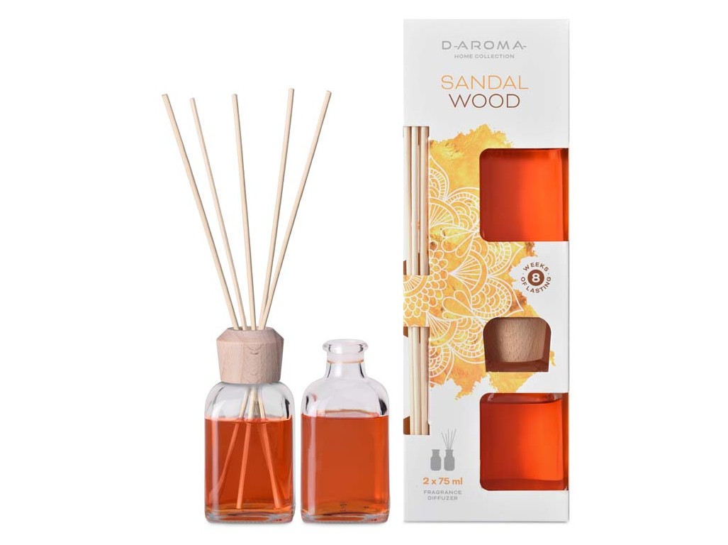 Diffuser D-Aroma Sandal Wood  vonná stébla 2x75ml (obrázek 2)