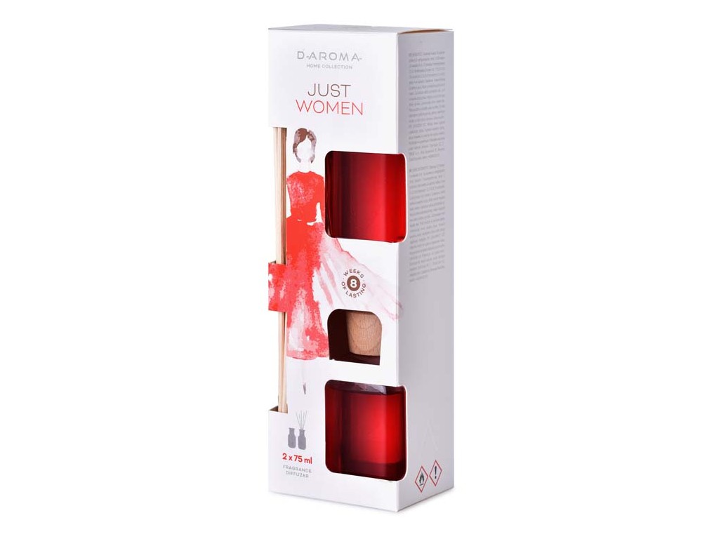 Diffuser D-Aroma Just Women  vonná stébla 2x75ml