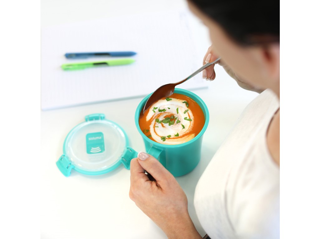 Sistema Hrnek na polévku Microwave soup mug 656 ml, mix barev