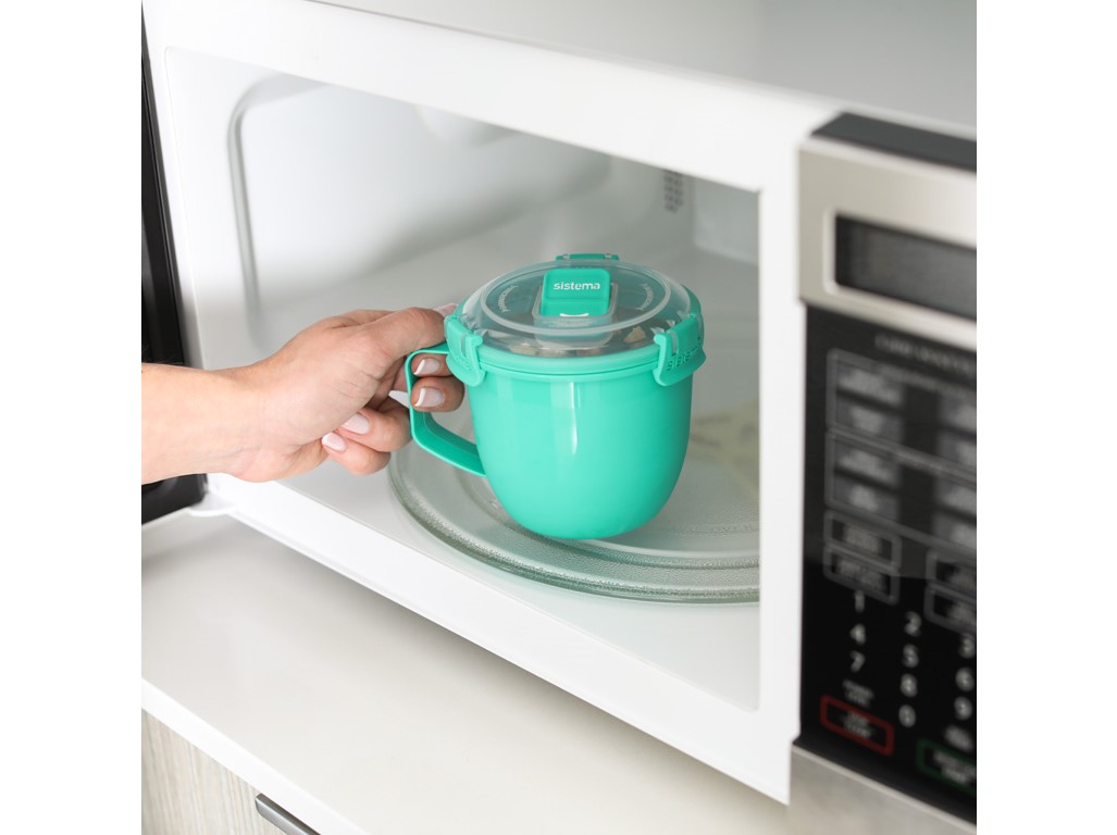 Sistema Hrnek na polévku Microwave Small soup mug 565 ml, mix barev