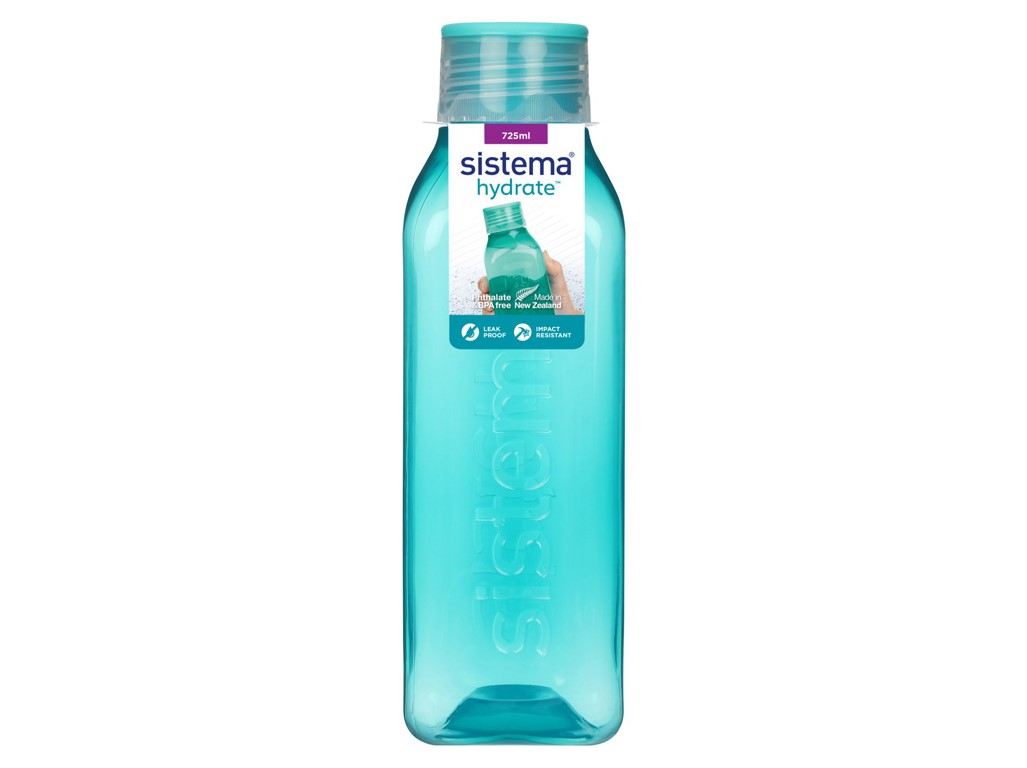 SISTEMA Hydrate Láhev Square šroubovací víčko zelená 725 ml