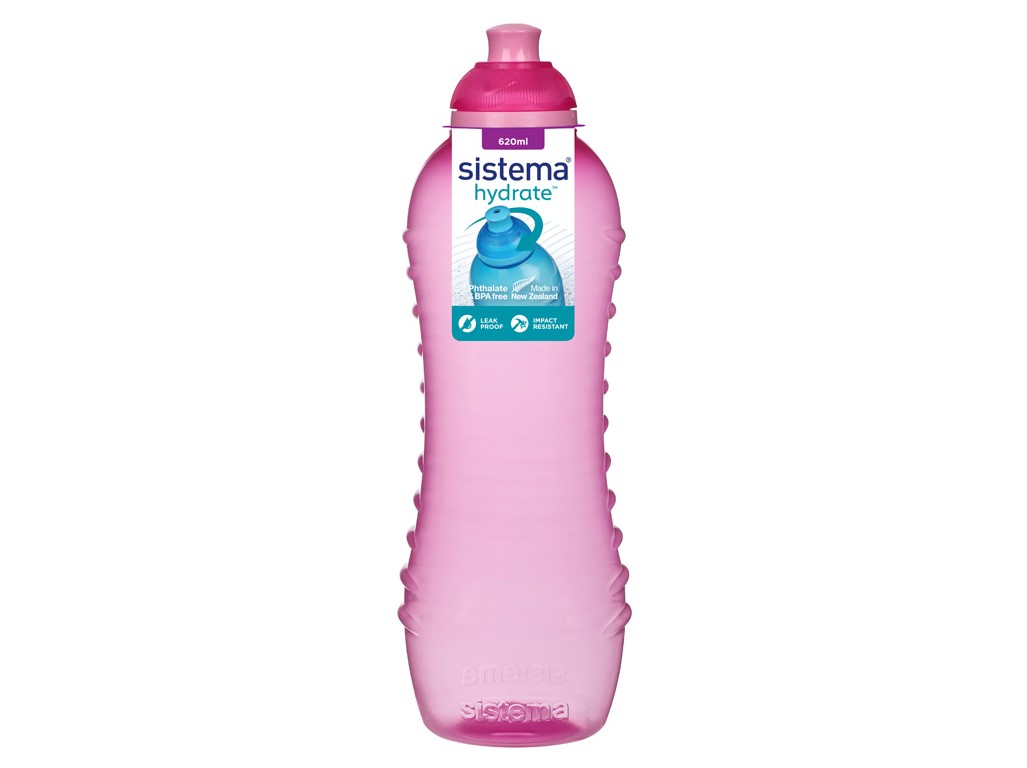 Sistema Láhev Hydrate Squeeze Twist n Sip 620 ml, růžová