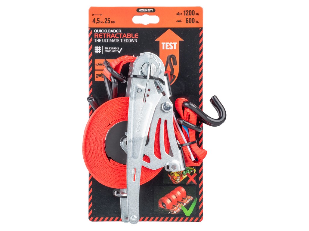 QUICKLOADER® Retractable 1200 kg • 4,5 m x 25 mm