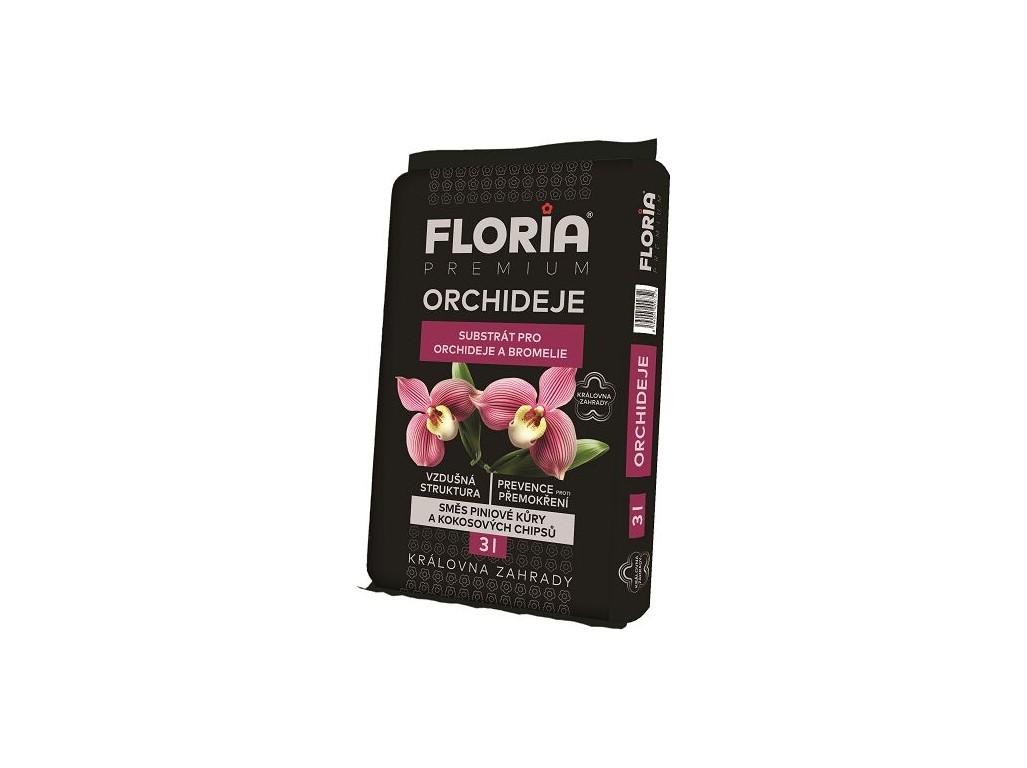 AGRO FLORIA PREMIUM Substrát pro orchideje 3 l