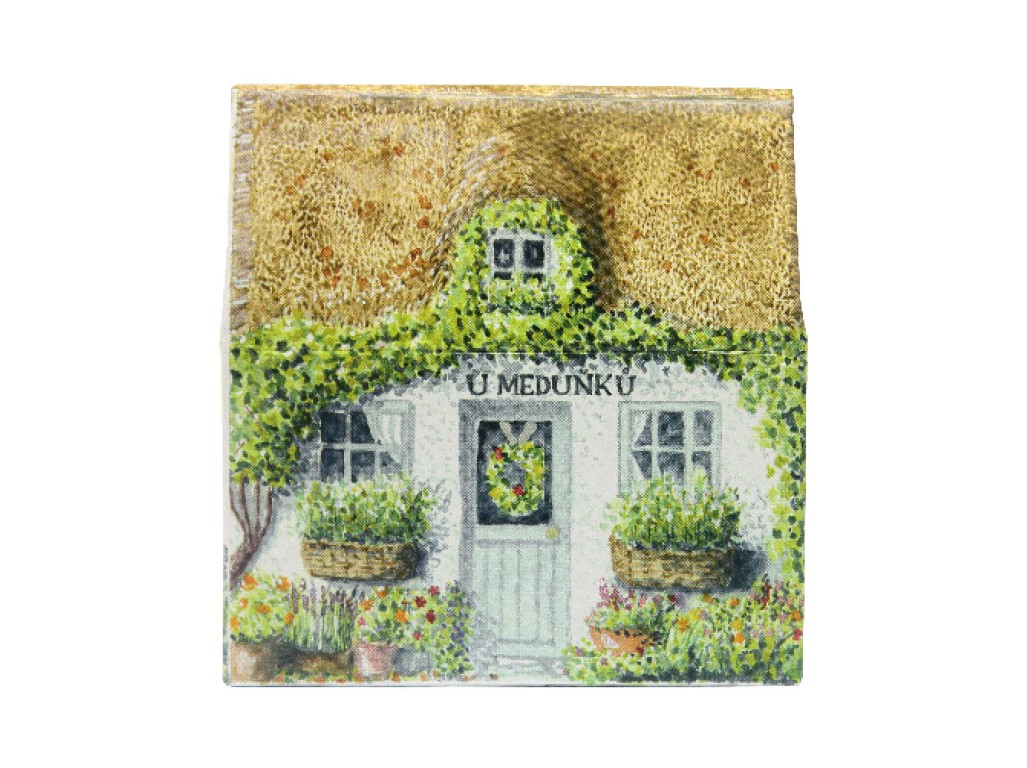 Levně Bohemia Gifts & Cosmetics domeček Meduňka tuhé mýdlo s meduňkou 80 g