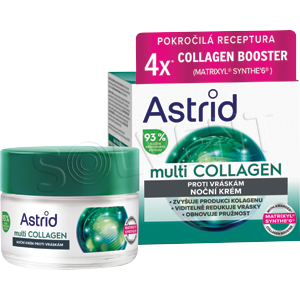Levně Astrid noční krém 50ml Multi Collagen