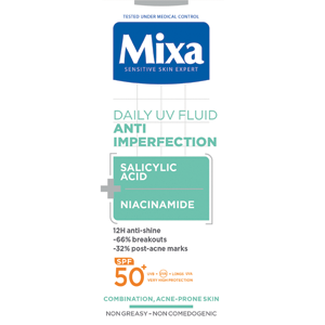 Levně MIXA UV fluid 40ml Anti-Imperfect SPF50