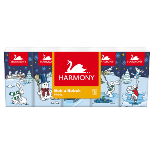 HARMONY kapesník(10x10/fol)3vr BobBobek
