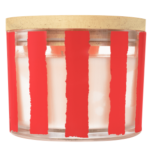 Q Home svíčka Peprmint Swirl Red 312g