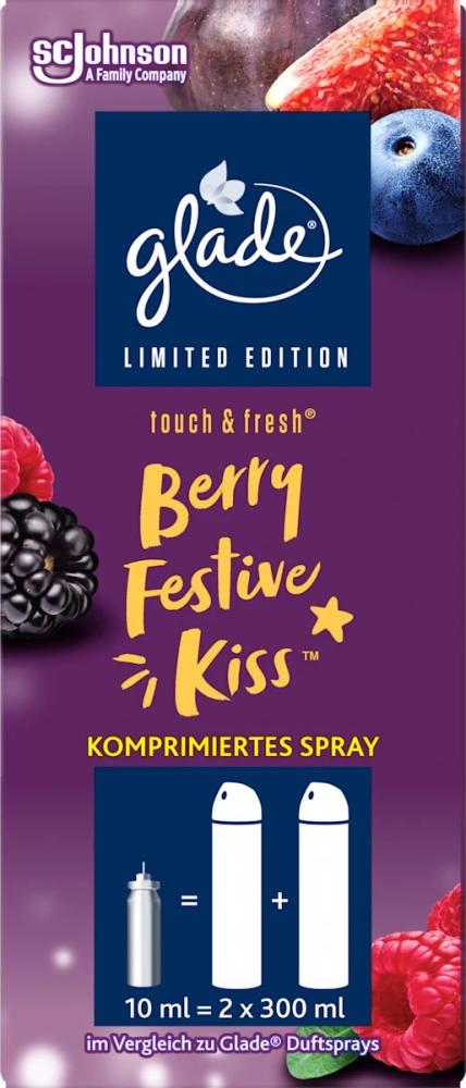 Glade One Touch náplň 10ml Berry Festive Kiss Ks