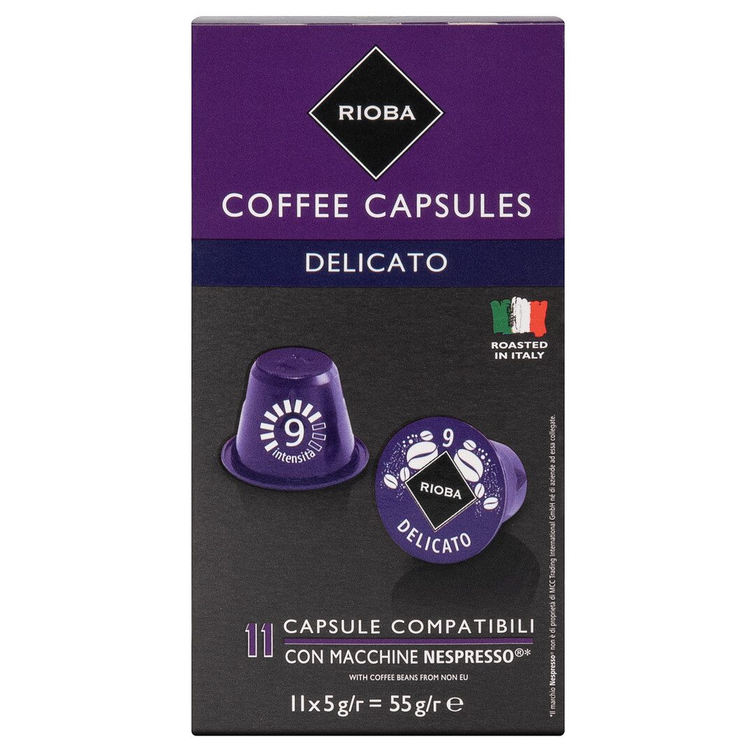 RIOBA Espresso Delicato káva 52 g kapsle