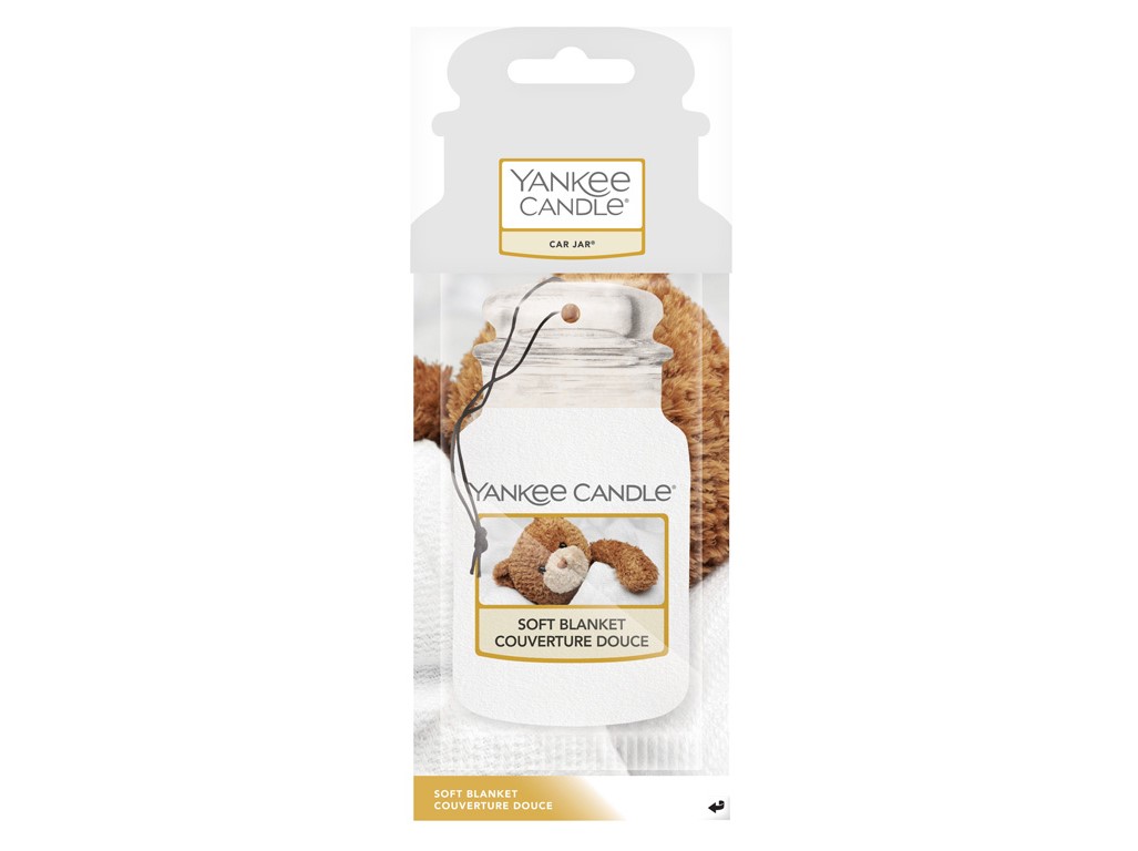 YANKEE CANDLE SOFT BLANKET VŮNĚ DO AUTA - PAPÍROVÁ AUTO VISAČKA