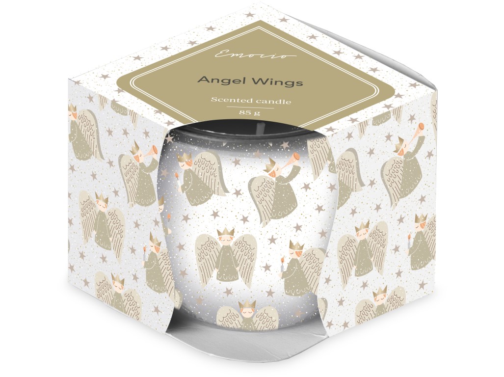 Emocio Vonná svíčka ve skle Golden Angels 70×62 mm