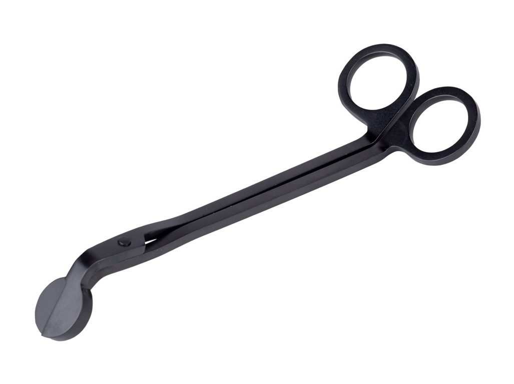 Levně Nůžky na knot nerezová ocel, černá