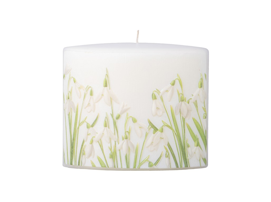 Elipsa svíčka sněženky 115x53x100mm