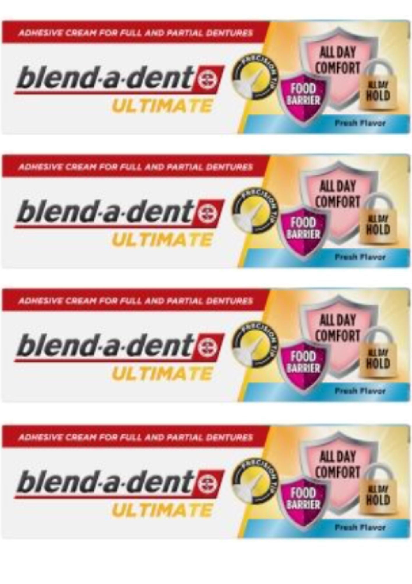 Levně Blend-a-dent fixační krém 4x40g Ultimate