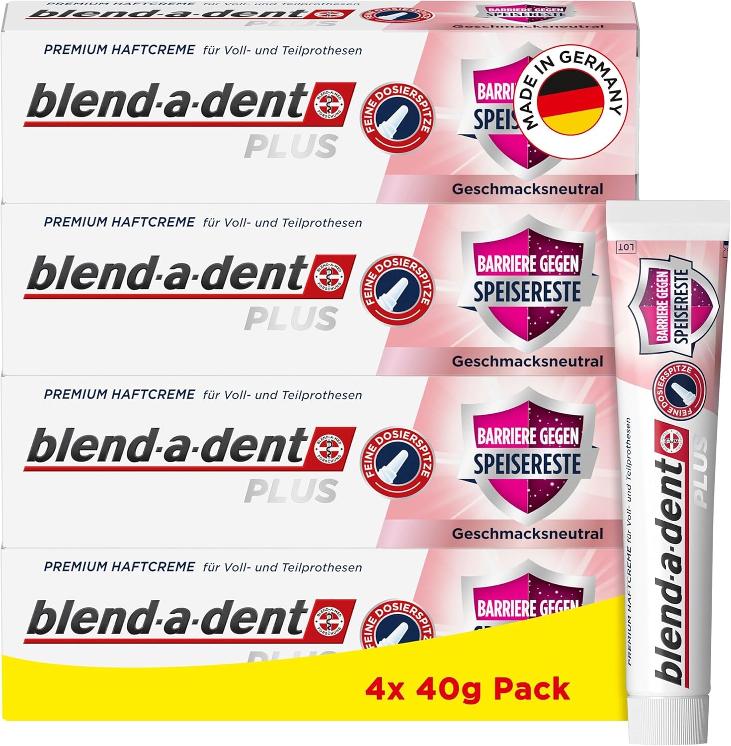 Levně Blend-a-dent PLUS bez příchuti Neutral 4x40g
