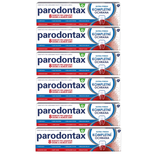 Parodontax Kompletní ochrana EXTRA FRESH zubní pasta 6x75 ml