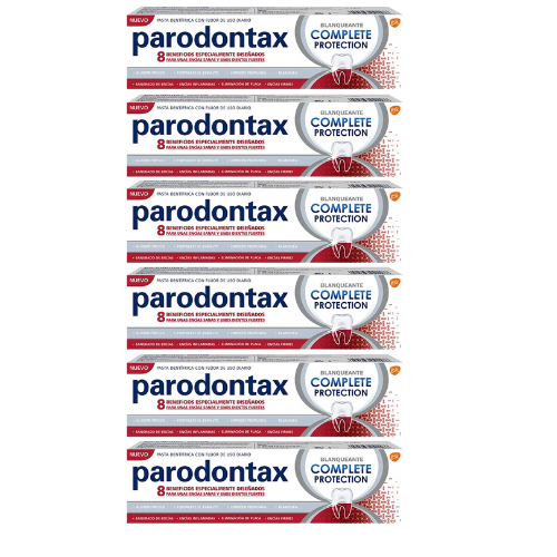 Levně Parodontax Kompletní ochrana whitening 6x75 ml