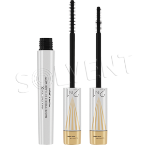 Levně Max Factor Masterpiece Lash Wow řasenka pro prodloužení natočení a objem s kartáčkem 2 v 1 Black 7 ml