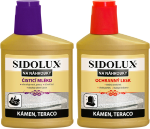 Sidolux čisticí mléko na náhrobky, 330 ml  přípravek k ošetření náhrobků, 250 ml