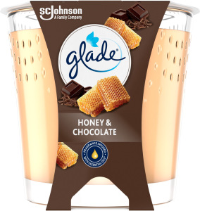 Levně Glade svíčka vonná Honey & Chocolate, 112 g
