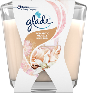 Glade svíčka vonná Maxi Romantic Vanilla Blossom, 204 g