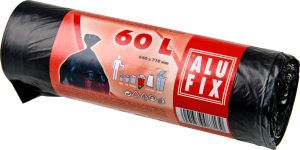 Alufix pytle na odpad, 10 µ, 64 × 71 cm, 60 l, 20 ks