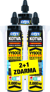 Kotva chemická Ceys vinylester 2+1 GRATIS