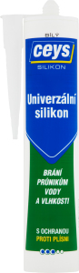Ceys Univerzální silikon, bílý, 280 ml