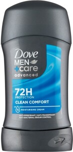 Levně Dove MenCare Clean Comfort tuhý antiperspirant pro muže 50ml