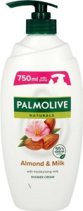 Levně PALMOLIVE SPR.GEL NAT. ALMOND & MILK 750 ML