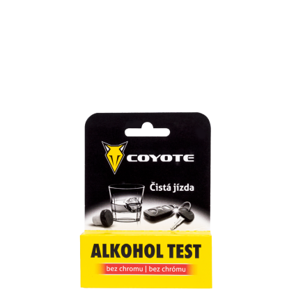 Alkohol tester - detekční trubička, jednorázový - COYOTE