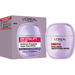 Levně L'ORÉAL PARIS Revitalift Filler SunPod Aqua Fluid SPF 30 40 ml